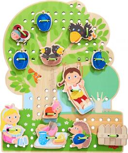 Haba Giocattolo in legno infilare Frutteto