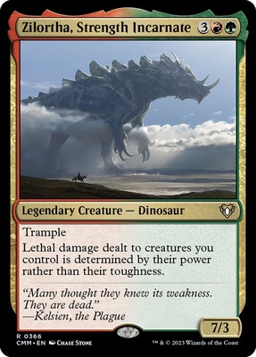 Zilortha, Strength Incarnate Commander Masters Foil