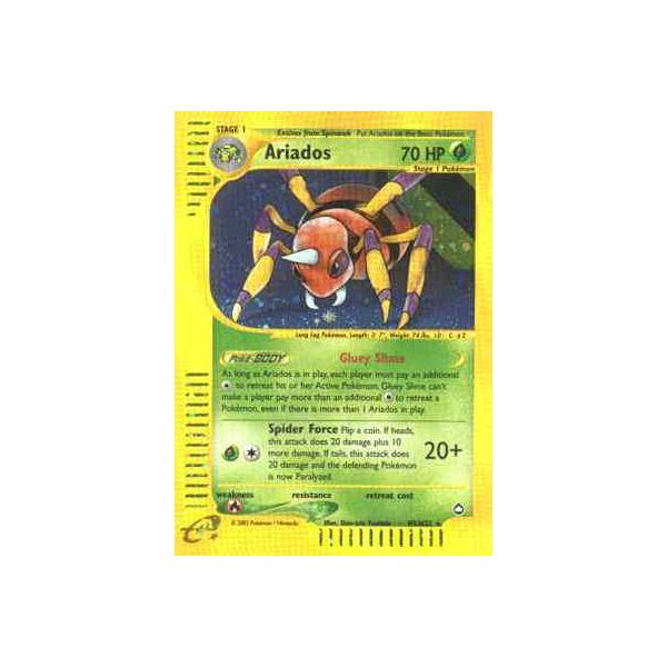 H03 / H32 Ariados rara foil (EN) -PLAYED-