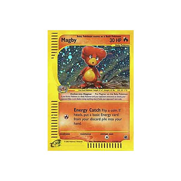 017 / 165 Magby rara foil (EN) -PLAYED-