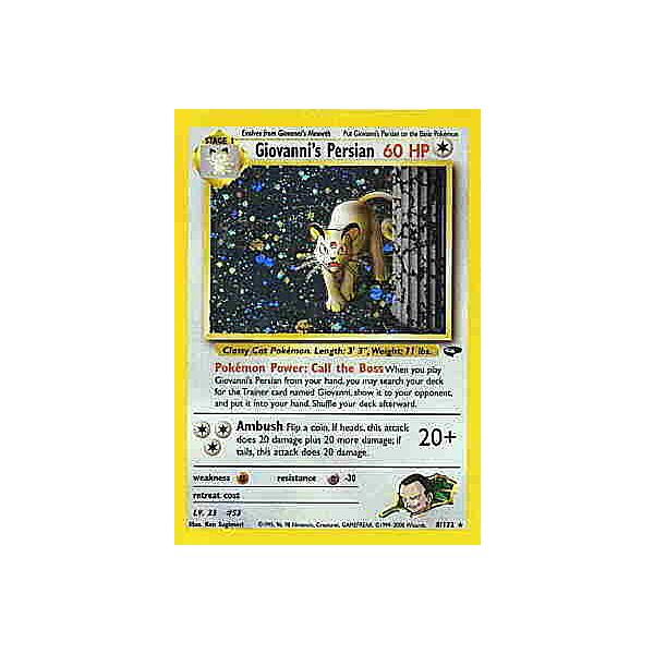 008 / 132 Giovanni's Persian rara foil unlimited (EN)  -PLAYED-