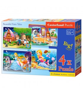 4 Puzzle in 1 - Bellissime Fiabe