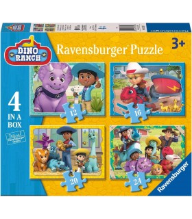 4 Puzzle in 1 - Dino Ranch