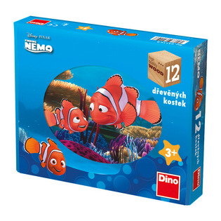 Dino Cubetti in legno Nemo 12 pz