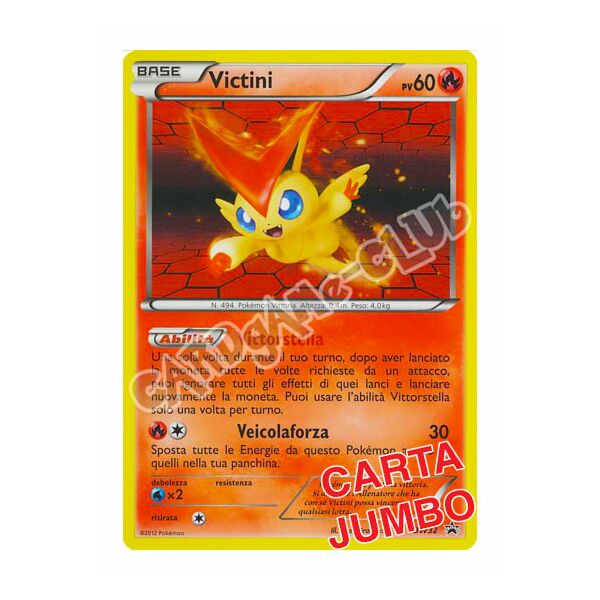 BW32 Victini JUMBO foil (IT) -NEAR MINT-