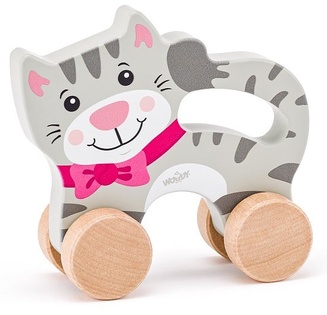 Woody Cat su ruote con maniglia