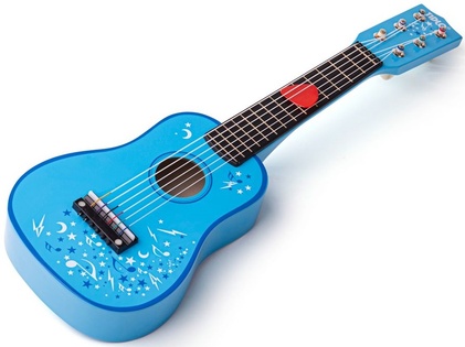 Tidlo Chitarra in legno Star blu