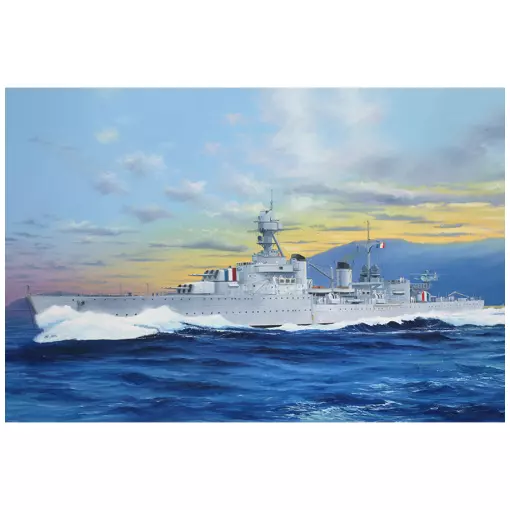 Bateau croiseur léger français Marseillaise - Trumpeter 05374 - 1/350