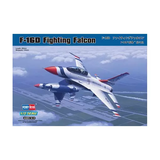 Velivoli da combattimento - F-16D - Fighter Falcon - Hobby Boss 80275 - 1/72