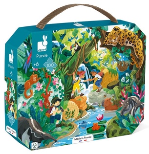 Janod Puzzle Avventura nella giungla 100 pezzi