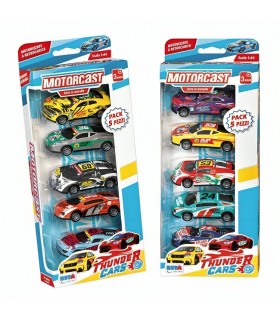 5 auto motorcast metallo pullback