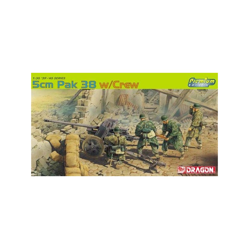 Pak 38 da 5 cm con equipaggio. DRAGON 6444