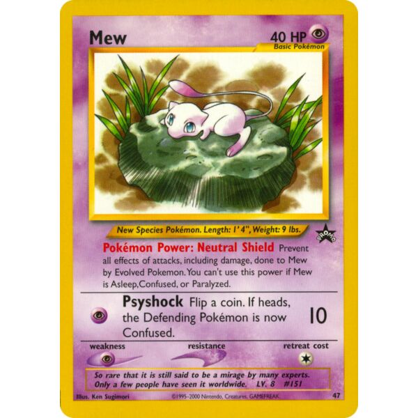 047 Mew promo (EN) -NEAR MINT-