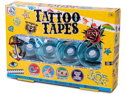 Fasce adesive con tatuaggi 4 pezzi in scatola