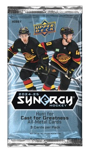 2024-25 Upper Deck Synergy Hockey Hobby Pacchetto