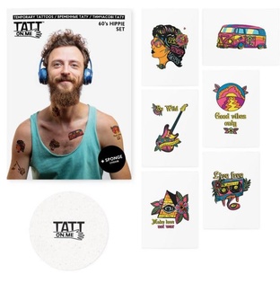 TATTonMe Set di Tatuaggi Hippie