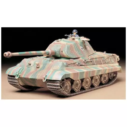 Char King Tiger Torretta Porsche - Tamiya 35169 - 1/35