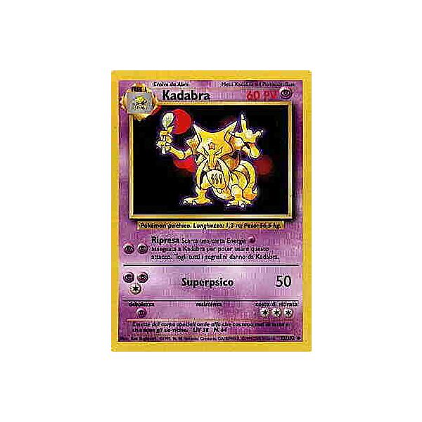 032 / 102 Kadabra non comune unlimited (IT) -NEAR MINT-
