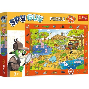 Trefl Puzzle con ricerca di immagini Spy Guy: Safari 24 pezzi