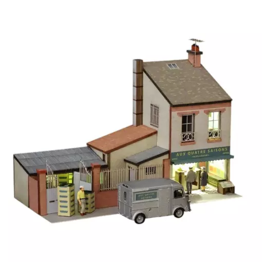 Petite maison avec commerce - Régions et Compagnies FAC550 - HO 1/87
