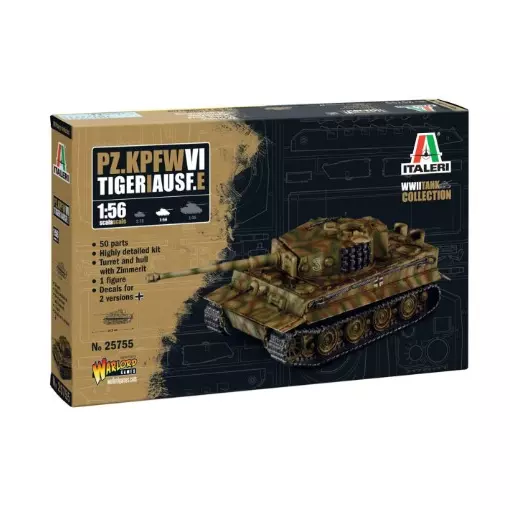 Maquette Tiger I Ausf.E - ITALERI 25755 - 1/56