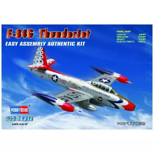 Bombardiere da combattimento - F-84G Thunderjet - Hobby Boss 80247 - 1/72