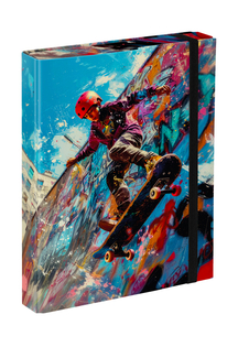 BAAGL Cartelle per quaderni scolastici A5 Skatepark