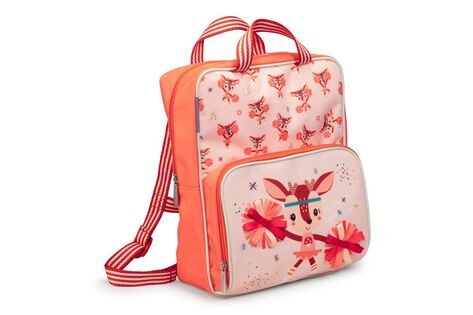 Lilliputiens - zaino per bambini con tasca per lo spuntino - Stella il cerbiatto