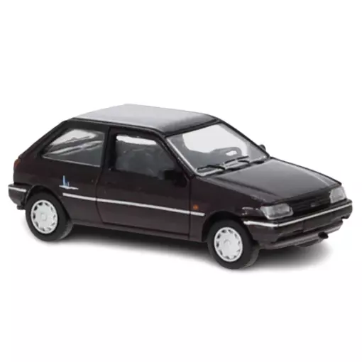 Ford Fiesta MK III Chianti 1993 - Violet foncé métallisé - PCX 870463 - HO 1/87