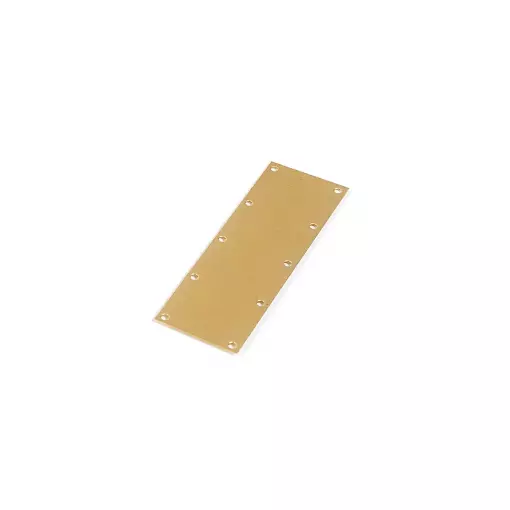 Plaque en laiton 47x16x0,3 mm - Occre 17046