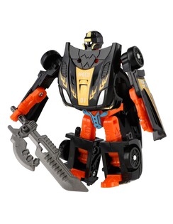 Trasformatore auto/robot plastica 14cm nero, 17x26x6cm