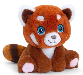 Keel Toys SE1537 Keeleco Panda rosso - peluche ecologico 16 cm