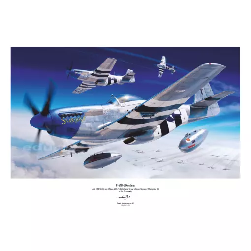Avion de combat - P-51D-5 Mustang - Eduard Plastic Kits 84172 - 1/48