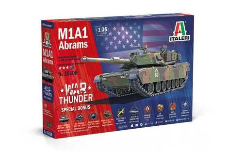Kit modello War Thunder carro armato 35108 - M1A1 Abrams (1:35)