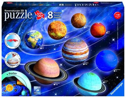 Sistema planetario; 522 pezzi 3D
