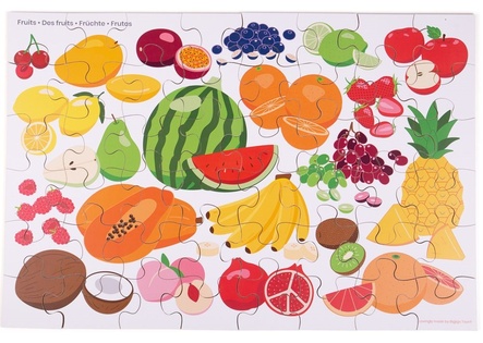 Bigjigs Toys Puzzle da Terra con Frutta