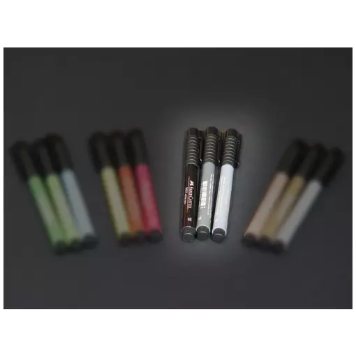 Feutres de couleur (3 couleurs utiles) - Régions et Compagnies MAT033