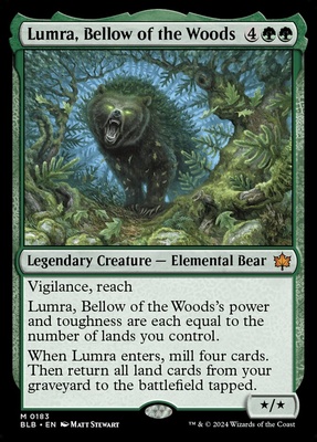Lumra, Bellow of the Woods Bloomburrow