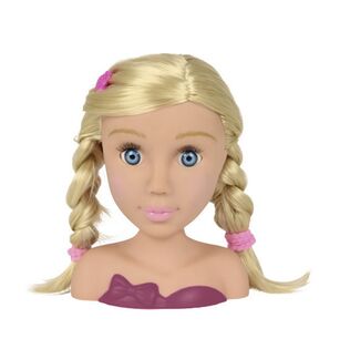 Testina di pettinatura con accessori.