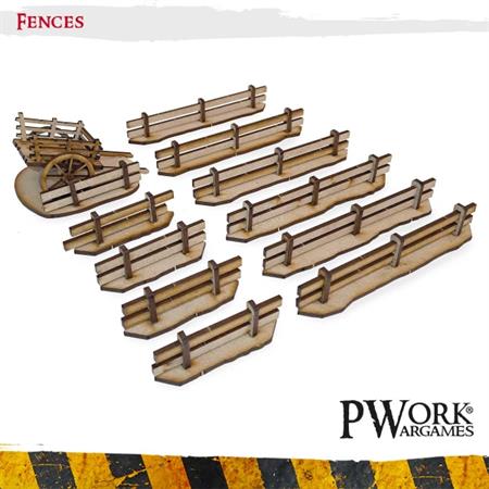 MDF Terrain Scenery "Fences"