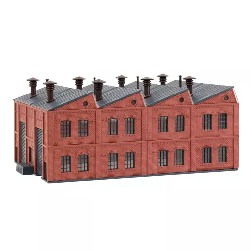 Capannone per locomotive FALLER 222096 - N 1/160 - EP III 205x138x90mm