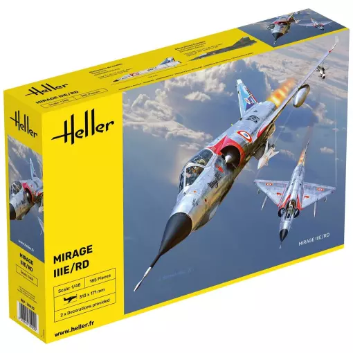 Velivolo da combattimento - Mirage IIIE/RD - Heller 30422 - 1/48