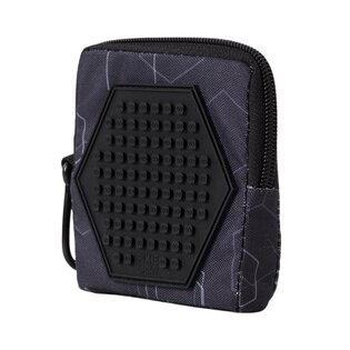 PIXIE CREW Borsa quadrata, nera, Hexa, 50 pixel mix