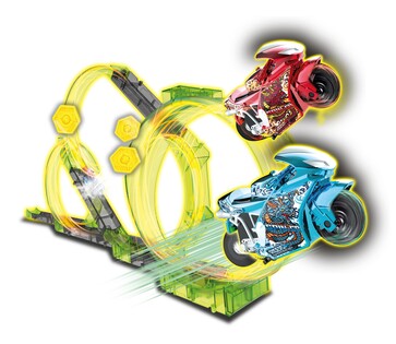 Spin and Build Deluxe pista con 2 motori