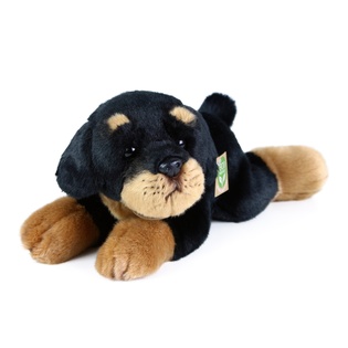 Peluche cane Rottweiler sdraiato 30 cm ECO-FRIENDLY