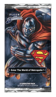 2025 Upper Deck Fleer Brilliants Superman Mega Box Pacchetto