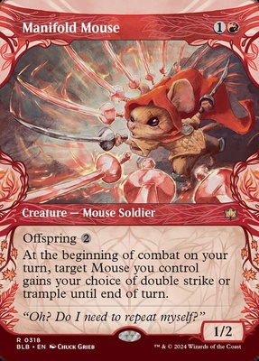 Manifold Mouse Bloomburrow Foil
