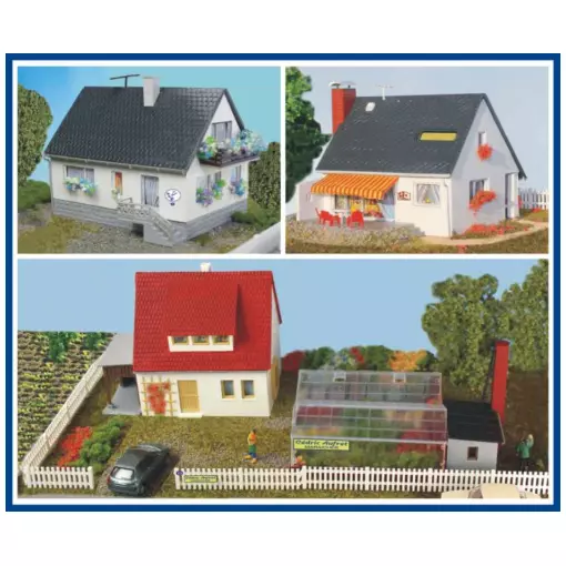 Set di 2 padiglioni - 1 giardiniere - SAI 216 - HO 1/87