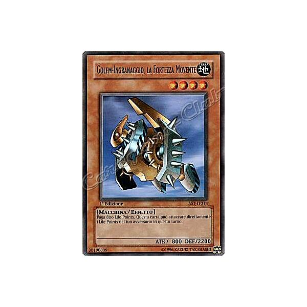 AST-IT018 Golem-Ingranaggio, la Fortezza Movente ultra rara 1a Edizione (IT)  -GOOD-