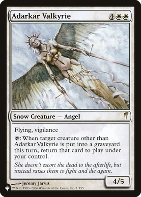 Adarkar Valkyrie The List